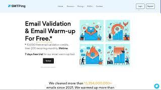 SMTPing Free Email Validation and Warmup Tool