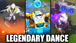 ALL LEGENDARY SKINS DANCE ANIMATIONS | League of Legends