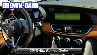 Used 2018 Alfa Romeo Giulia Ti Lusso, Easton, PA P2179
