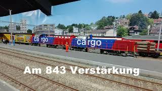 SBB Am 843 im Doppel Kiss Spur1