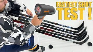 Which stick brand has the FASTEST Shot !? Bauer vs CCM, Warrior, KYC and TRUE Hockey