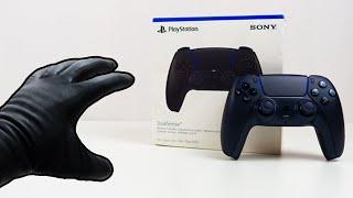 Sony PlayStation 5 PS5 Dual Sense Controller Midnight Black Unboxing - ASMR