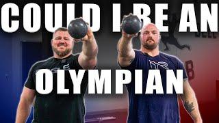 The World's Strongest Man Takes On Shot Put Champion | Ft Joe Kovacs