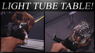 WWE 2K24 NEW Glass Light Tube Table Deathmatch Weapon Showcase!