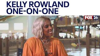 Kelly Rowland spoke exclusively with FOX 26 at at Great Wolf Lodge grand opening