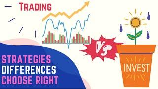 Stock Trading vs Investing Explained ( choose right) | Comparison, Strategies, Key Difference