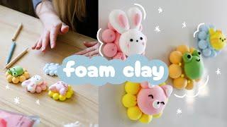 Cute Foam Clay Magnets  Soft Clay Crafts Project