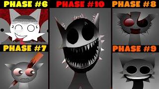 Phase 6 VS Phase 7 VS Phase 8 VS Phase 9 in Incredibox Sprunki versions + NEW MOD