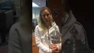 Special message from US Open​ champ Angelique Kerber!