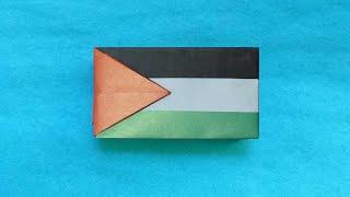 [Stop motion] Origami Flag of Palestine  (Gilad Aharoni)