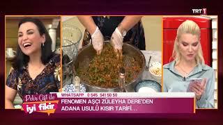 CANLI YAYINDA! ADANA USULÜ KISIR, PATLICAN DOLMASI, SOĞAN DOLMASI, ŞAM TATLISI ( ŞAMBALİ ) TARİFLERİ