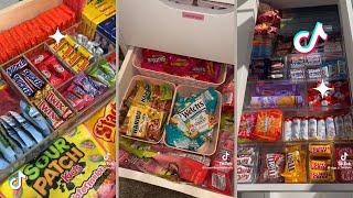 ”Restocking my candy drawer“ pt. 2 | ASMR Sounds | Tiktok compilation