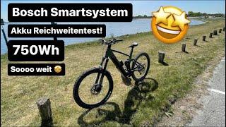 Akku Reichweitentest ! Cube Stereo Hybrid 160 TM 2022! 750Wh