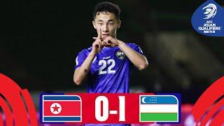 Yusupov saves the day! | DPR Korea - Uzbekistan | Highlights #AsianQualifiers - Road To 26