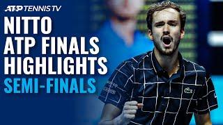 Djokovic v Thiem; Nadal v Medvedev | Nitto ATP Finals 2020 Semi-Final Highlights!