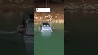 This car can float in water?!?!