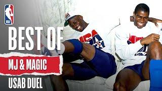 Best of MJ & Magic‘s USAB Duel | The Jordan Vault