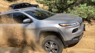 2014 Jeep Cherokee V (KL). Off-road. Sand test. Черкан трошки обiсрався)))