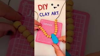 Day 2 - DIY Clay Jewellery!  mouldit clay art #summervibes