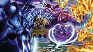 YuGiOh Destiny Duels | Egyptian GOD CARDS vs The SACRED BEASTS | CLASH of the TITANS