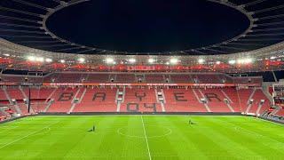 BayArena empty stadium Bayer Leverkusen  Bundesliga