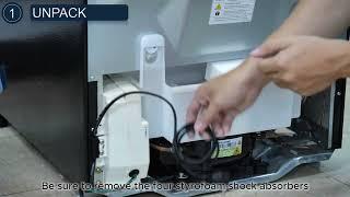 Panasonic Refrigerator: Unboxing & Basic Installation Guide