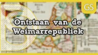 Examen geschiedenis - Ontstaan van de Weimarrepubliek I Digistudies (Havo/Vwo)