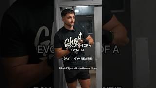 EVOLUTION OF A GYMRAT #shorts #short #viral #gym #fitness