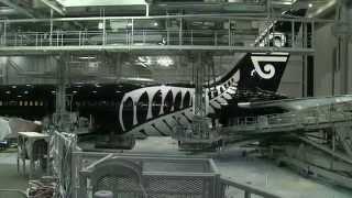 Unveiling of Air New Zealand's new 787-9 Aircraft