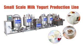 What equipment can produce yogurt？| small scale commercial yogurt production line 200-500L