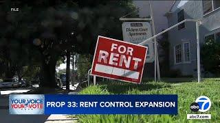 What is Prop 33? A look at California's ballot measure on expanding rent control