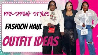PLUS SIZE COLLECTIVE HAUL// EARLY SPRING STYLES// 2024