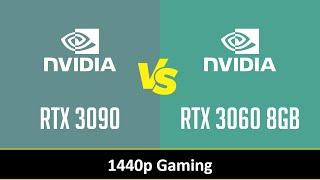 RTX 3090 vs RTX 3060 8GB - 1440p Gaming (Ryzen 7 5800X3D)