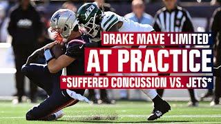 Brian Hoyer talks going through concussion protocol, Drake Maye's potential return vs. Titans