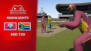 West Indies v South Africa - 3rd T20 2024 | Kensington Oval (Barbados) | Gaming Series