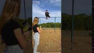 Aydon Holley riding on a swing | Tiktok ▶️