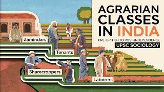 Agrarian Classes in India Explained | Pre-British to Post-Independence Era | UPSC Sociology Optional