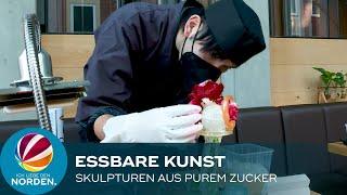 Essbare Kunst aus Zucker: Kieler Pâtissier zaubert süße Skulpturen