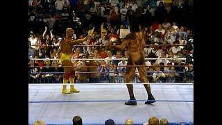 Hulk Hogan & Giant Gonzalez Come Face to Face (WWF Dark Match Rare Footage 6/15/93)