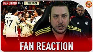 MELTDOWN Man Utd 0-5 Liverpool United Fan Reacts