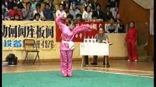 1989年全国武术套路锦标赛 女子长拳 001 王萍（四川）