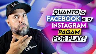 Quanto o Facebook paga por play? Quanto o Instagram paga por play?