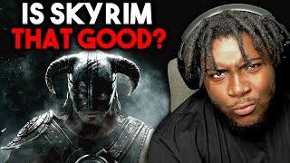 Non-Skyrim Fan Reacts to EVERY Skyrim Trailer