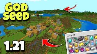 [God Seed] For Minecraft 1.21 Bedrock And Pocket Edition | Seed Minecraft 1.21 | Minecraft Seeds