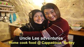 Uncle Lee visited a home of a local in Cappadocia. The family cooked lunch for us.