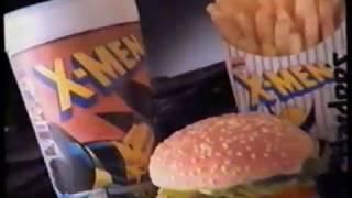 1995 Hardees "X-Men" "Build a combo" TV Commercial