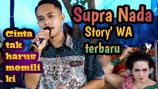 Supra nada Story' WA "Cinta tak harus memiliki"