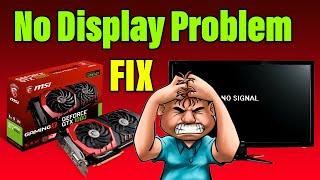 Graphics Card no Display Problem Solved|Hindi| No Display Problem Sahi Kare