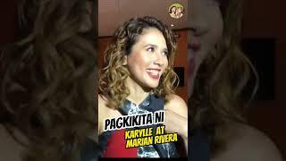 REACTION NI KARYLLE NANG MAKITA SI MARIAN RIVERA