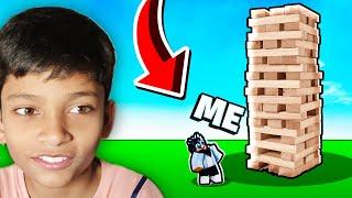 ROBLOX WORLD'S BIGGEST JENGA CHALLENGE